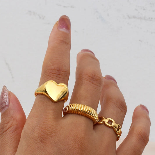 Bold Heart Ring