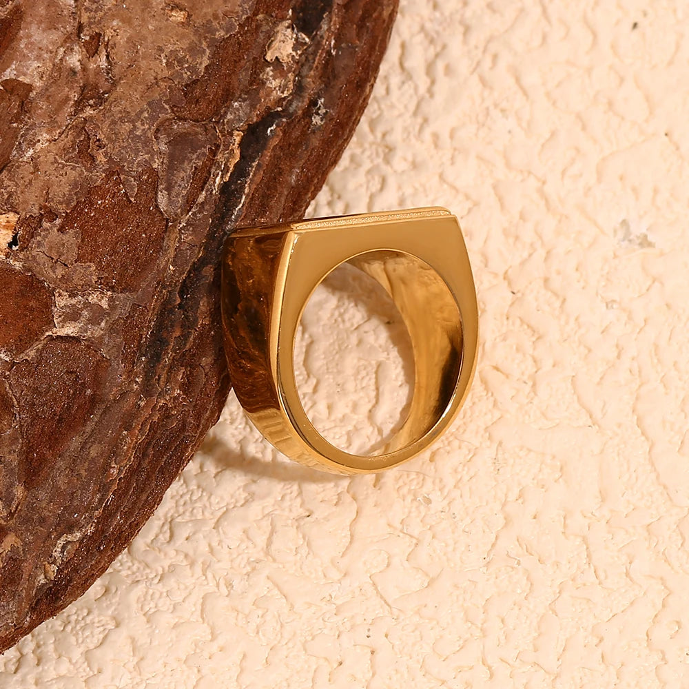 Never Give Up Square Ring