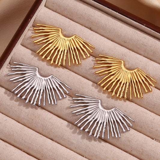 Radiant Ray Fan Earrings