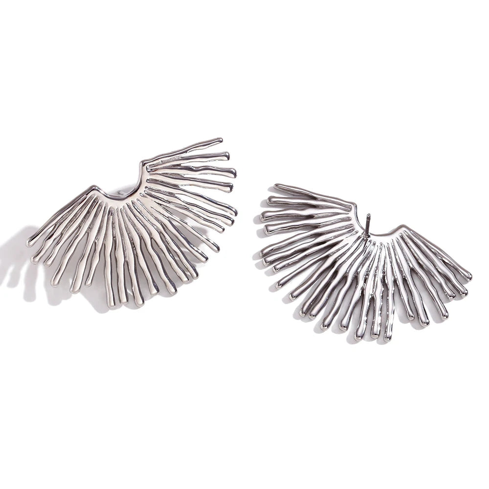 Radiant Ray Fan Earrings