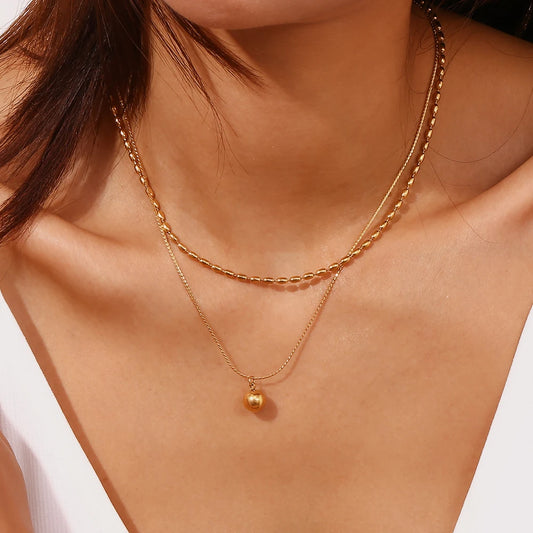 Radiant Bead Layers Necklace