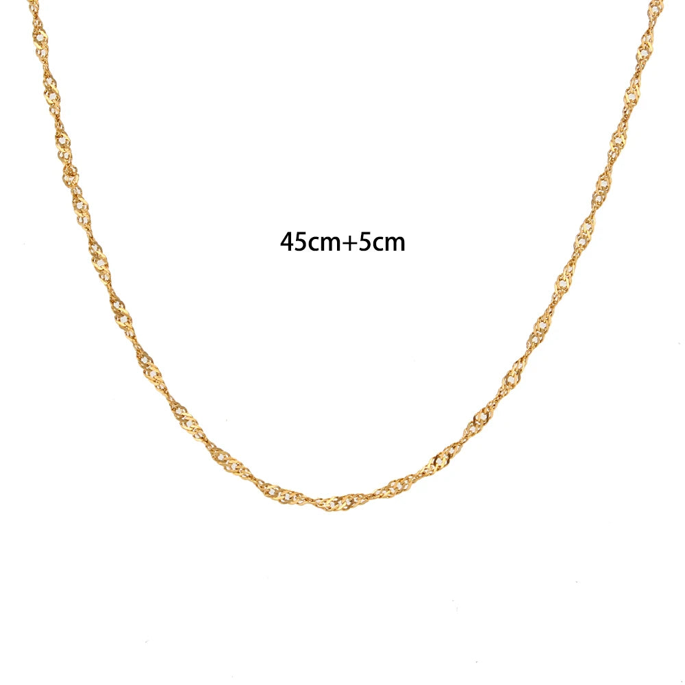 Water Wave Elegance Necklace