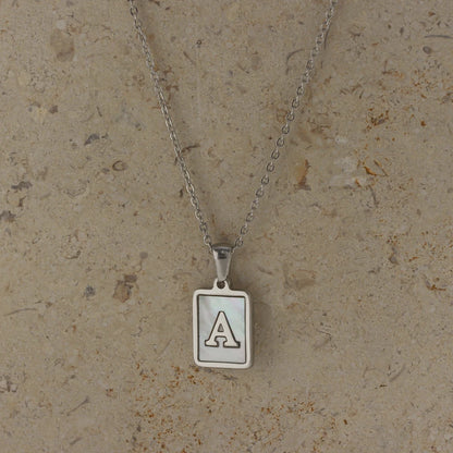 Lustrous Letter Necklace