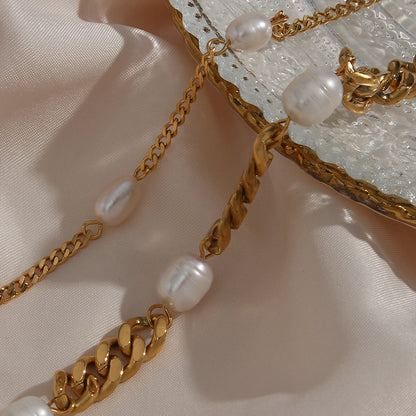 Pearl Chain Harmony Bracelet