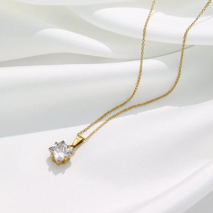 Luxe Gleam Pendant Necklace