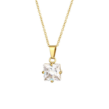 Luxe Gleam Pendant Necklace