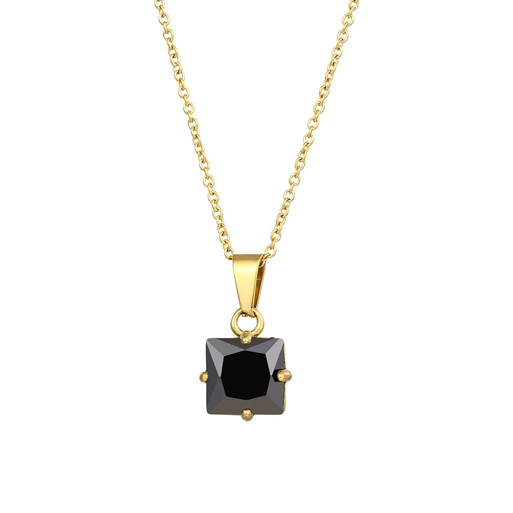 Luxe Gleam Pendant Necklace