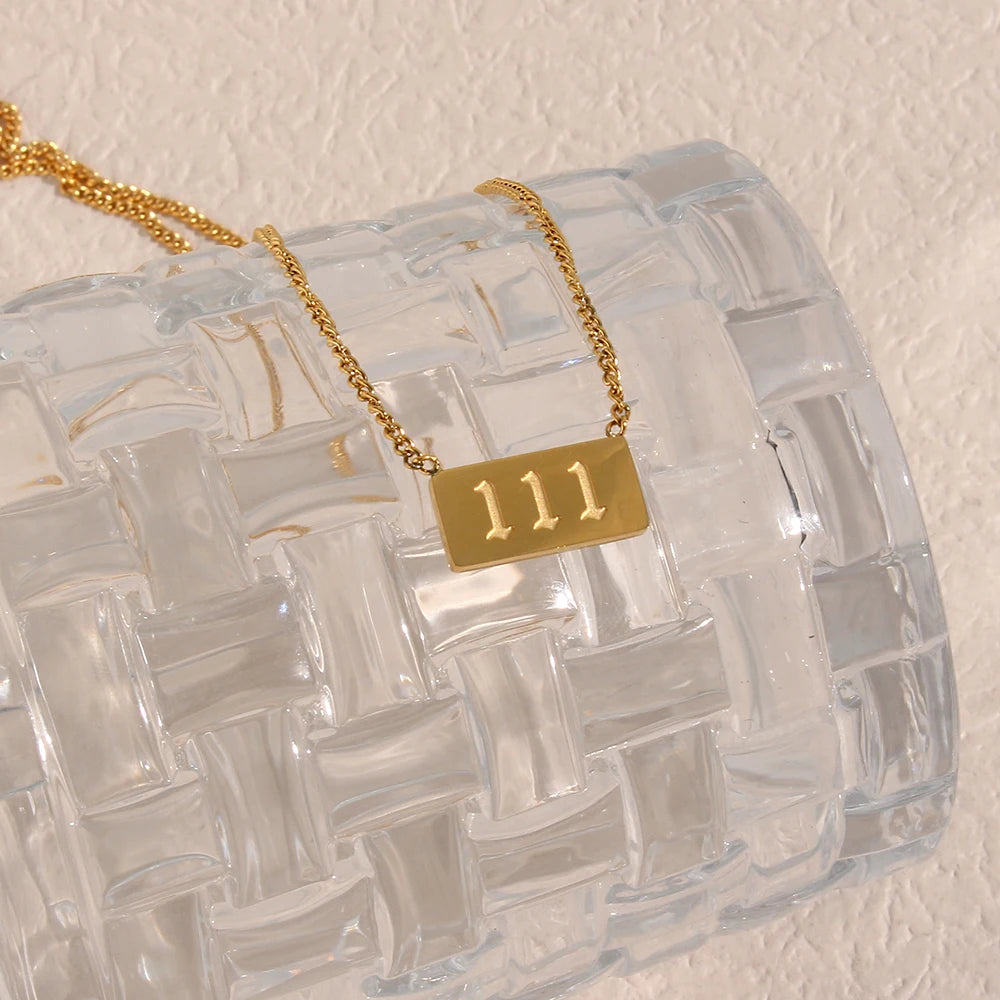 Angel Number Necklace Collection