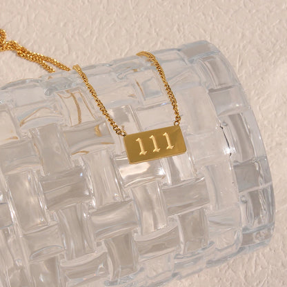 Angel Number Necklace Collection