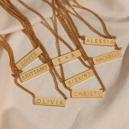 Personalized Cuban Link Bracelet