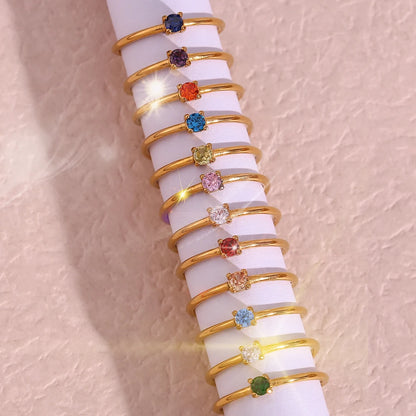 Celestial Birthstone Ring
