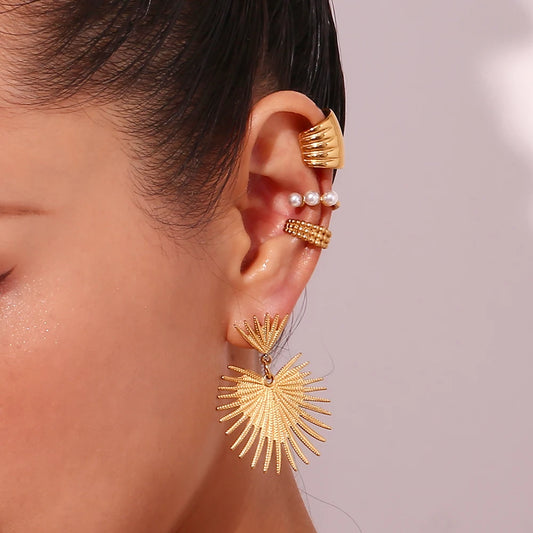 Desert Bloom Heart Earrings
