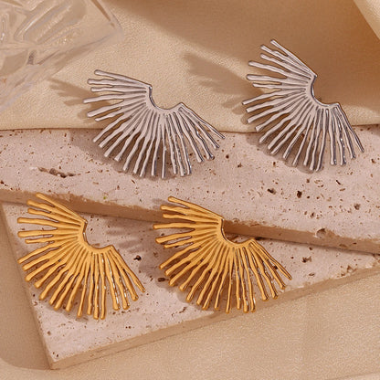 Radiant Ray Fan Earrings