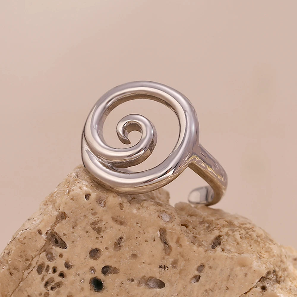 Swirl Conch Ring