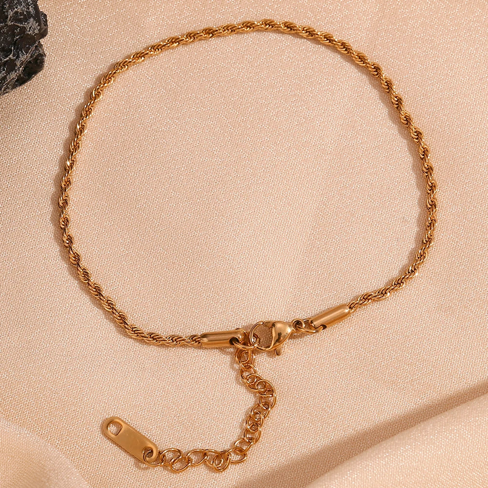 Tidal Twist 2mm Anklet