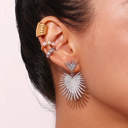 Desert Bloom Heart Earrings