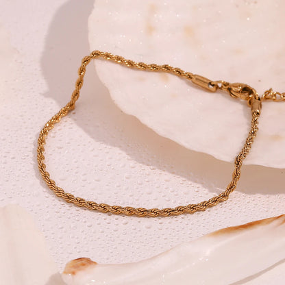 Tidal Twist 2mm Anklet