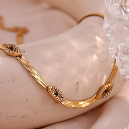 Olho Grego (Evil Eye) Choker Necklace