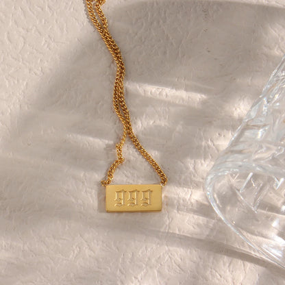 Angel Number Necklace Collection