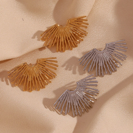 Radiant Ray Fan Earrings