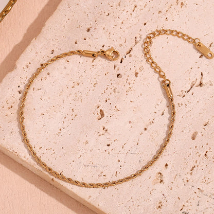 Tidal Twist 2mm Anklet