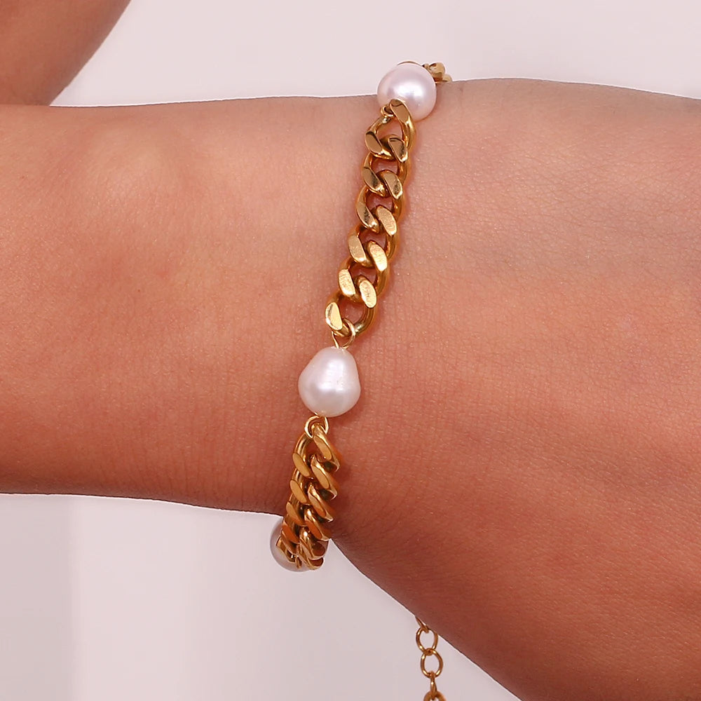 Pearl Chain Harmony Bracelet