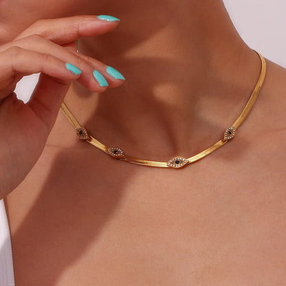 Olho Grego (Evil Eye) Choker Necklace