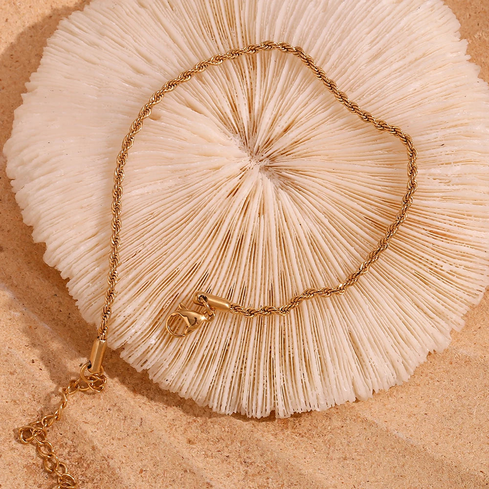 Tidal Twist 2mm Anklet