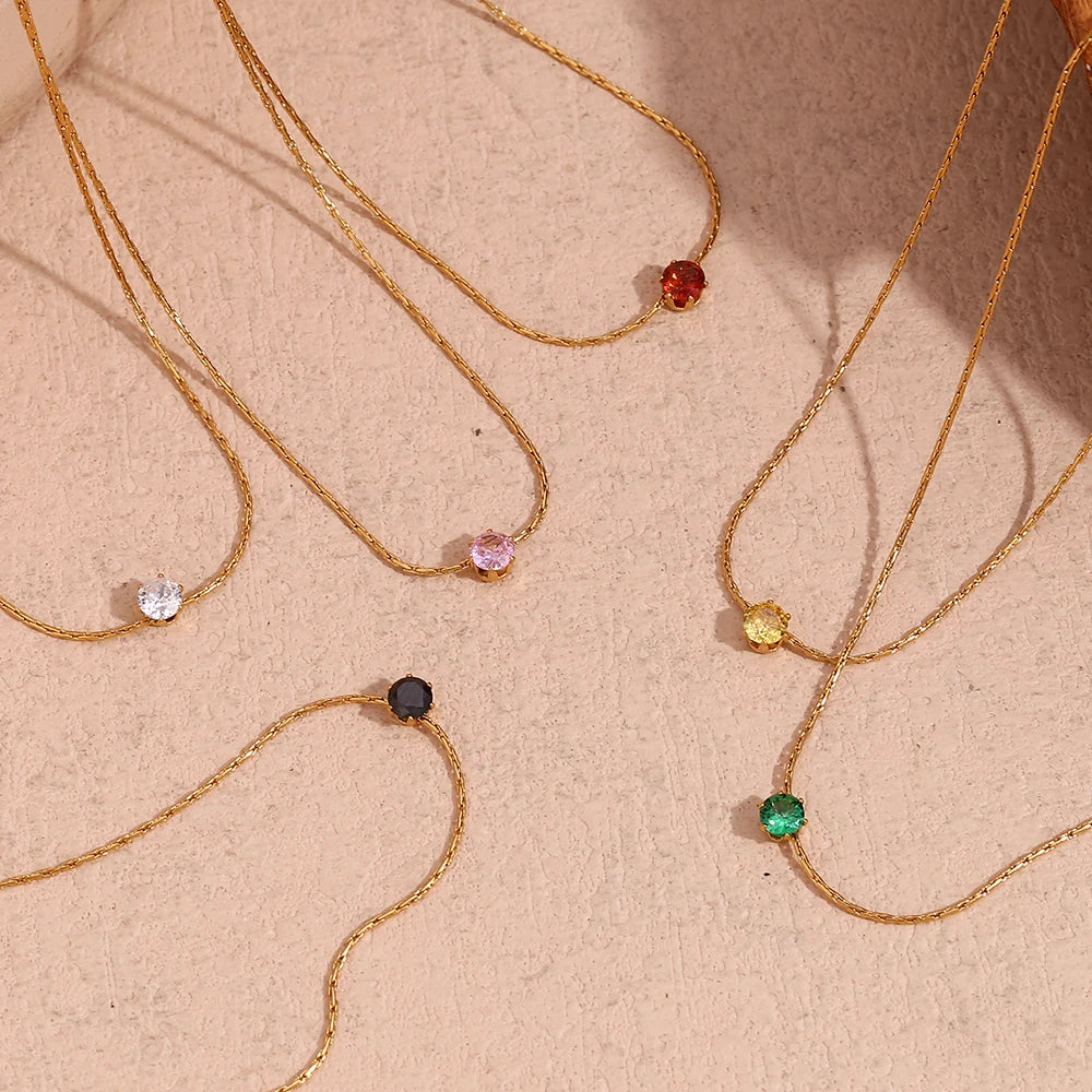 Shimmer Pendant Necklace