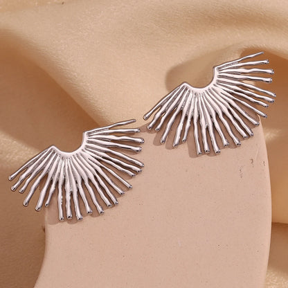 Radiant Ray Fan Earrings